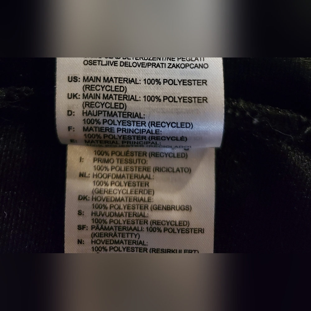 Adidas Black Dazzle Stripe Track Jacket with Ribbed Collar - Picture 4 of 7